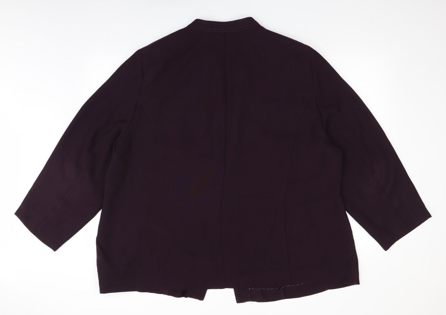 Ann Harvey Womens Purple   Jacket Blazer Size 28