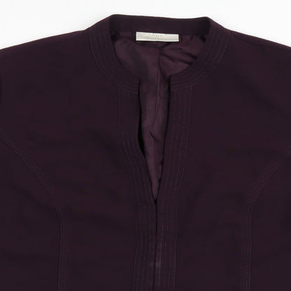 Ann Harvey Womens Purple   Jacket Blazer Size 28