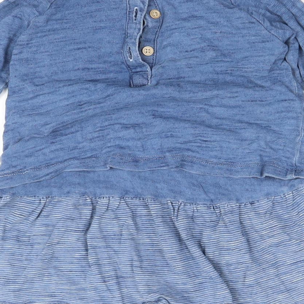 NEXT Girls Blue   T-Shirt Dress  Size 9-12 Months