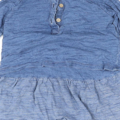 NEXT Girls Blue   T-Shirt Dress  Size 9-12 Months