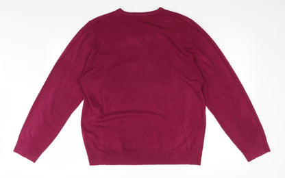 Marks and Spencer Womens Purple   Pullover Jumper Size L