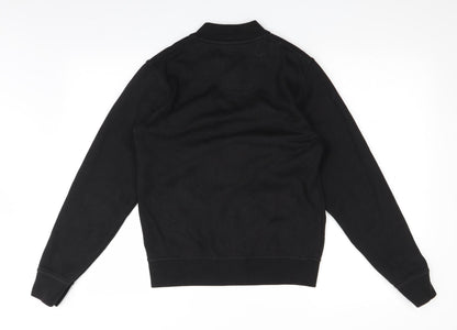 Mens UK Size XS Burton Black Full Zip Sweatshirt