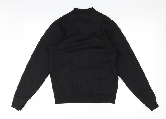 Mens UK Size XS Burton Black Full Zip Sweatshirt
