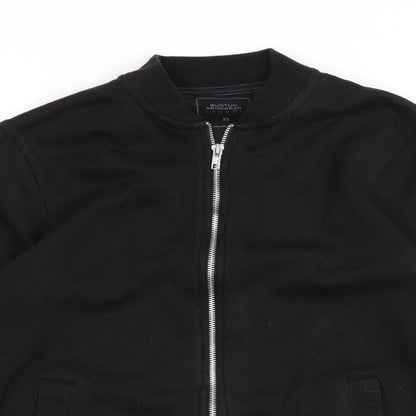 Mens UK Size XS Burton Black Full Zip Sweatshirt