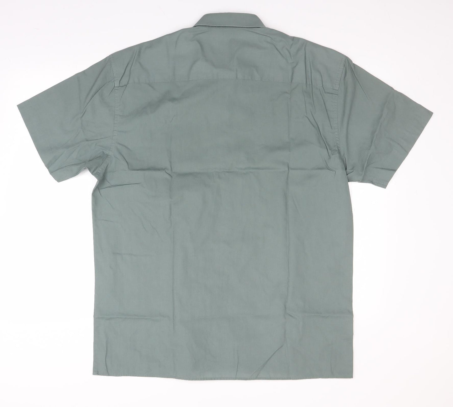 Living Mens Green    Button-Up Size L