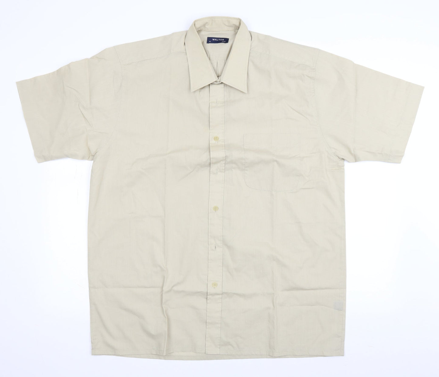 Walton Mens Beige    Button-Up Size XL