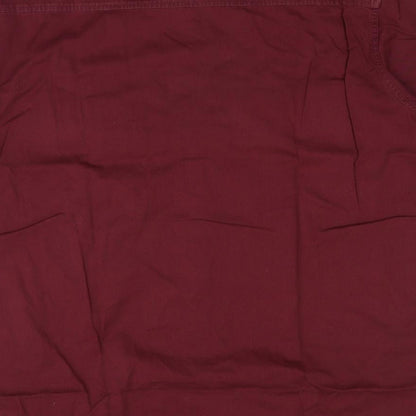 St.George's  Mens Red    Button-Up Size L