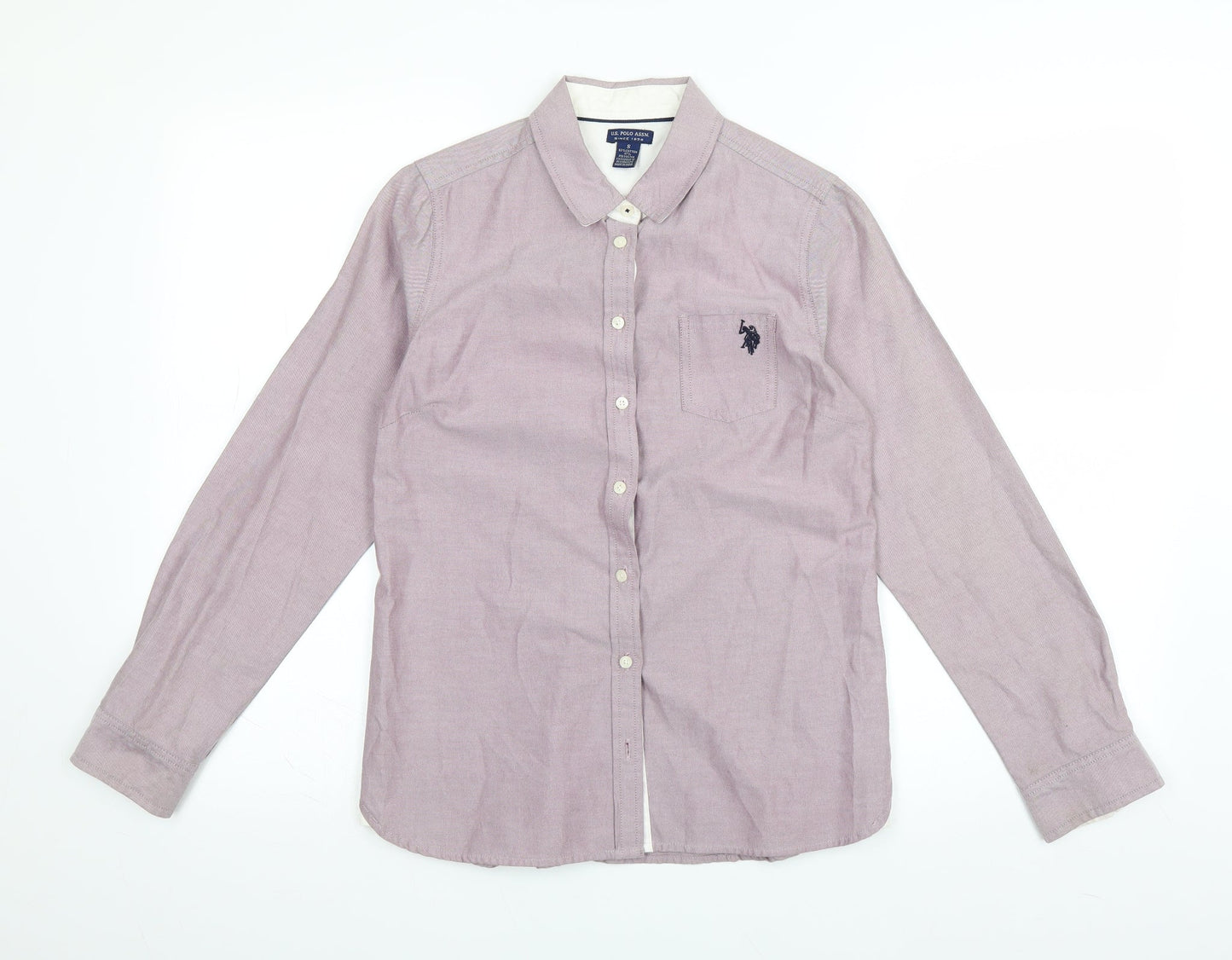 US Polo Assn. Mens Purple    Button-Up Size S