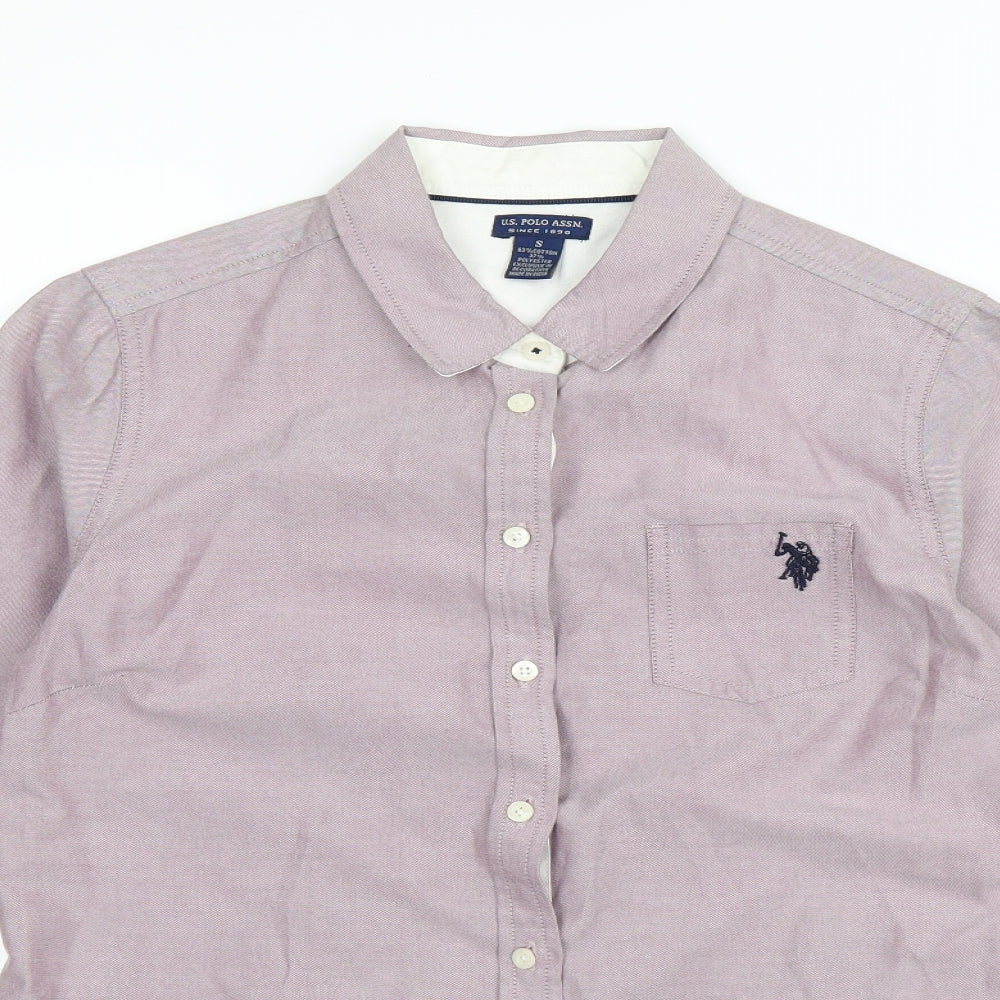 US Polo Assn. Mens Purple    Button-Up Size S