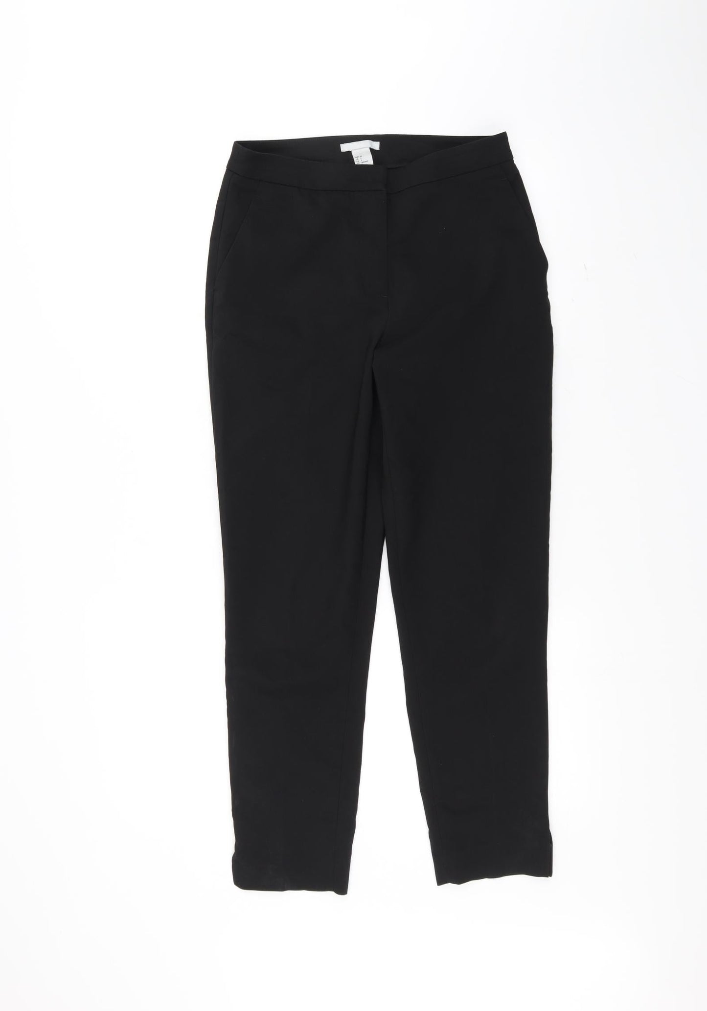 Womens UK Size 6 H&M Regular Fit  Black Trousers