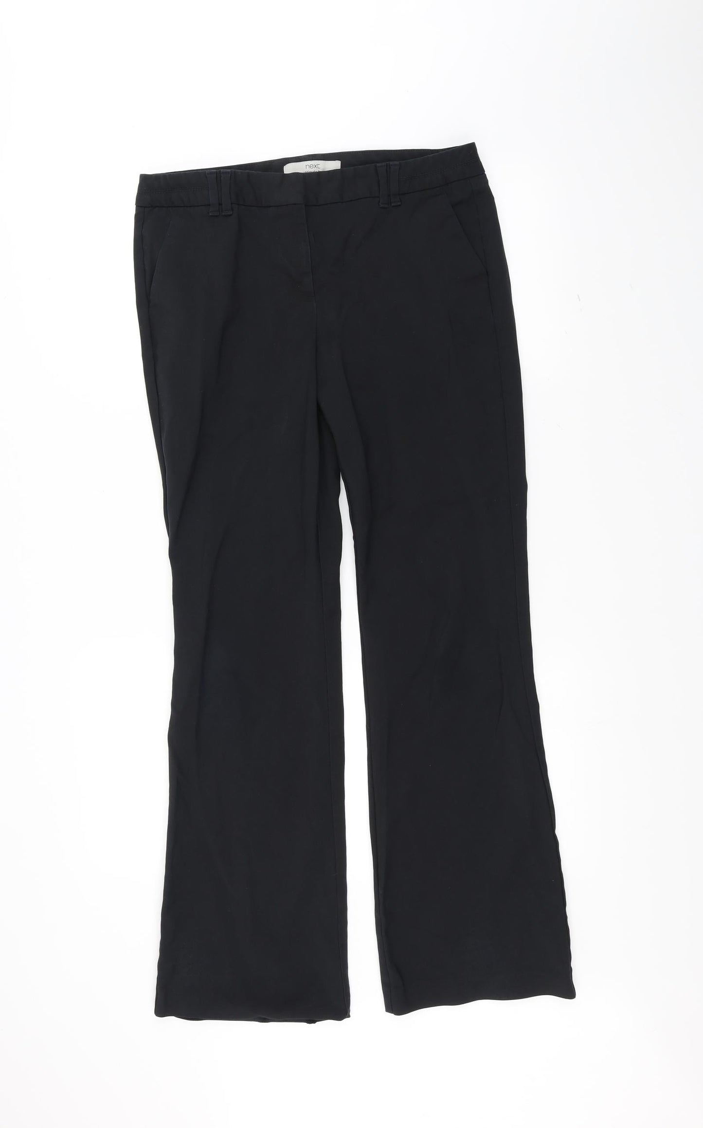 Womens UK Size 12 NEXT Regular Fit  Black Trousers