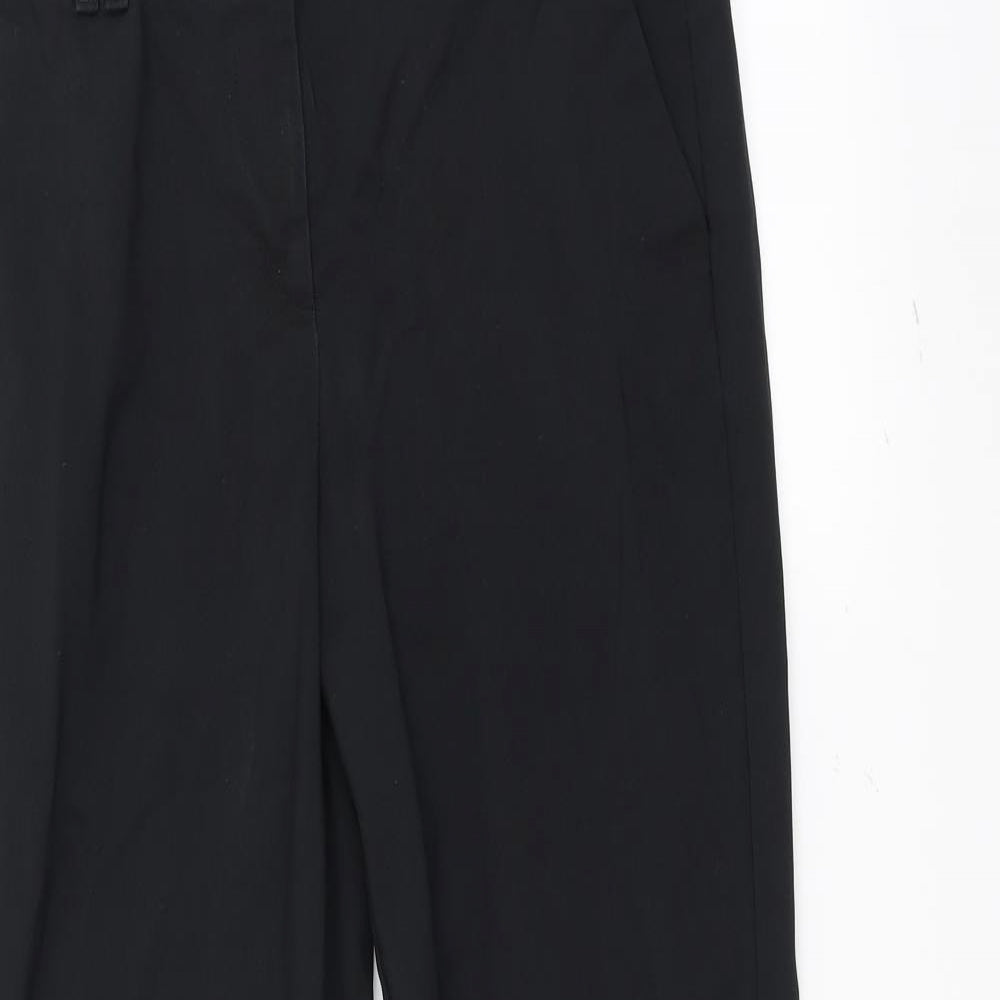Womens UK Size 12 NEXT Regular Fit  Black Trousers