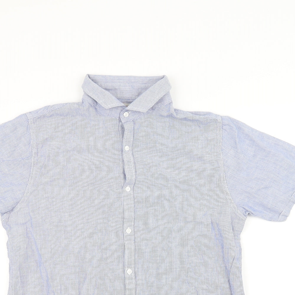 NEXT Boys Blue   Basic Button-Up Size 15 Years