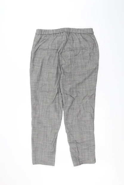 Womens UK Size 14 H&M Regular Fit  White Trousers