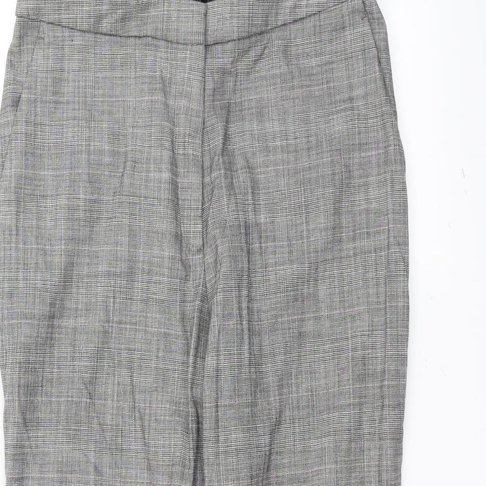 Womens UK Size 14 H&M Regular Fit  White Trousers