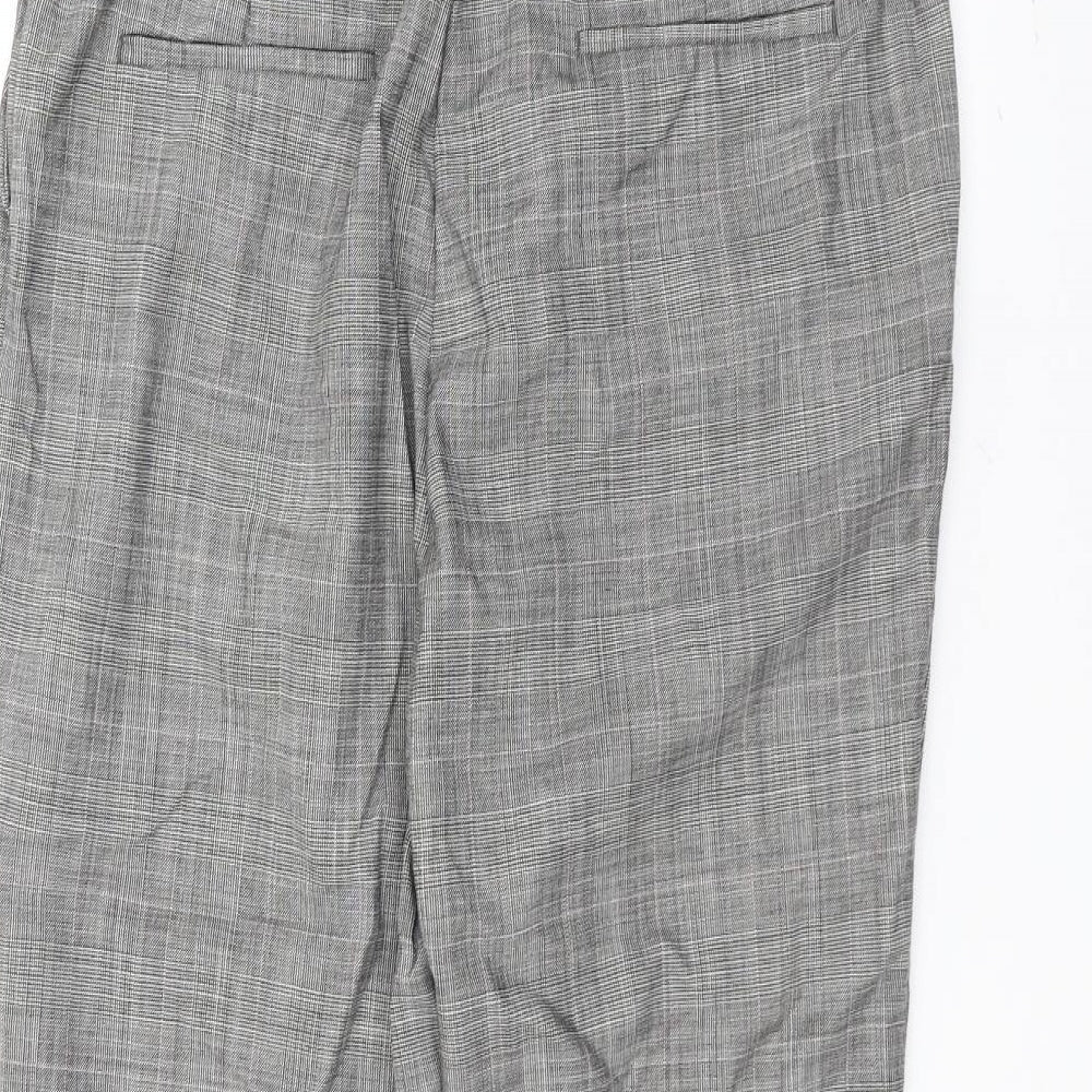 Womens UK Size 14 H&M Regular Fit  White Trousers