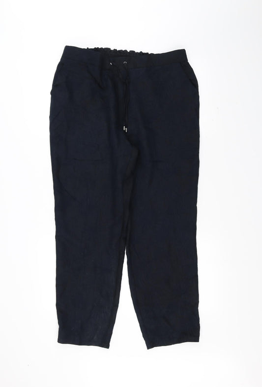George Womens Blue   Trousers  Size 16 L26 in