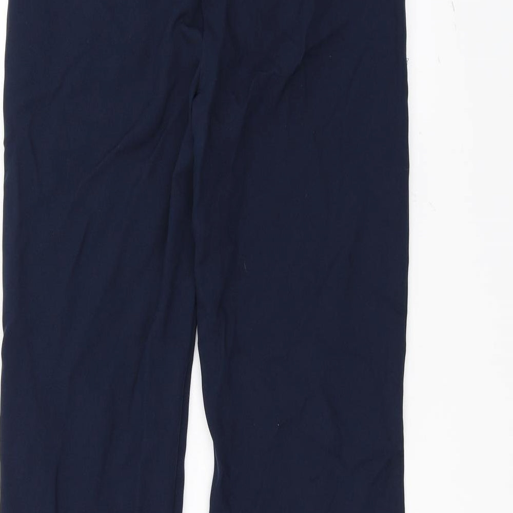 Womens UK Size 10 oodji Regular Fit  Blue Trousers