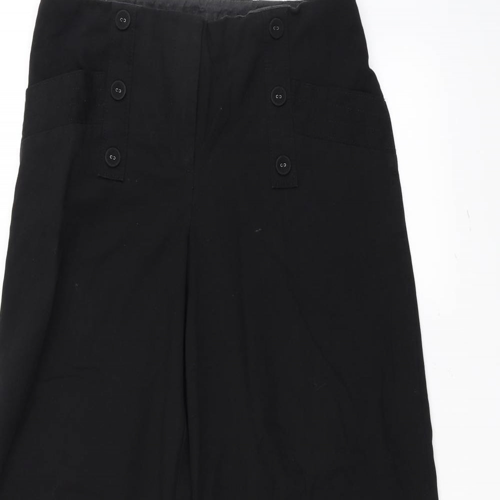 Womens UK Size 12 NEXT Regular Fit  Black Trousers