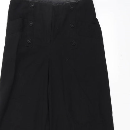Womens UK Size 12 NEXT Regular Fit  Black Trousers