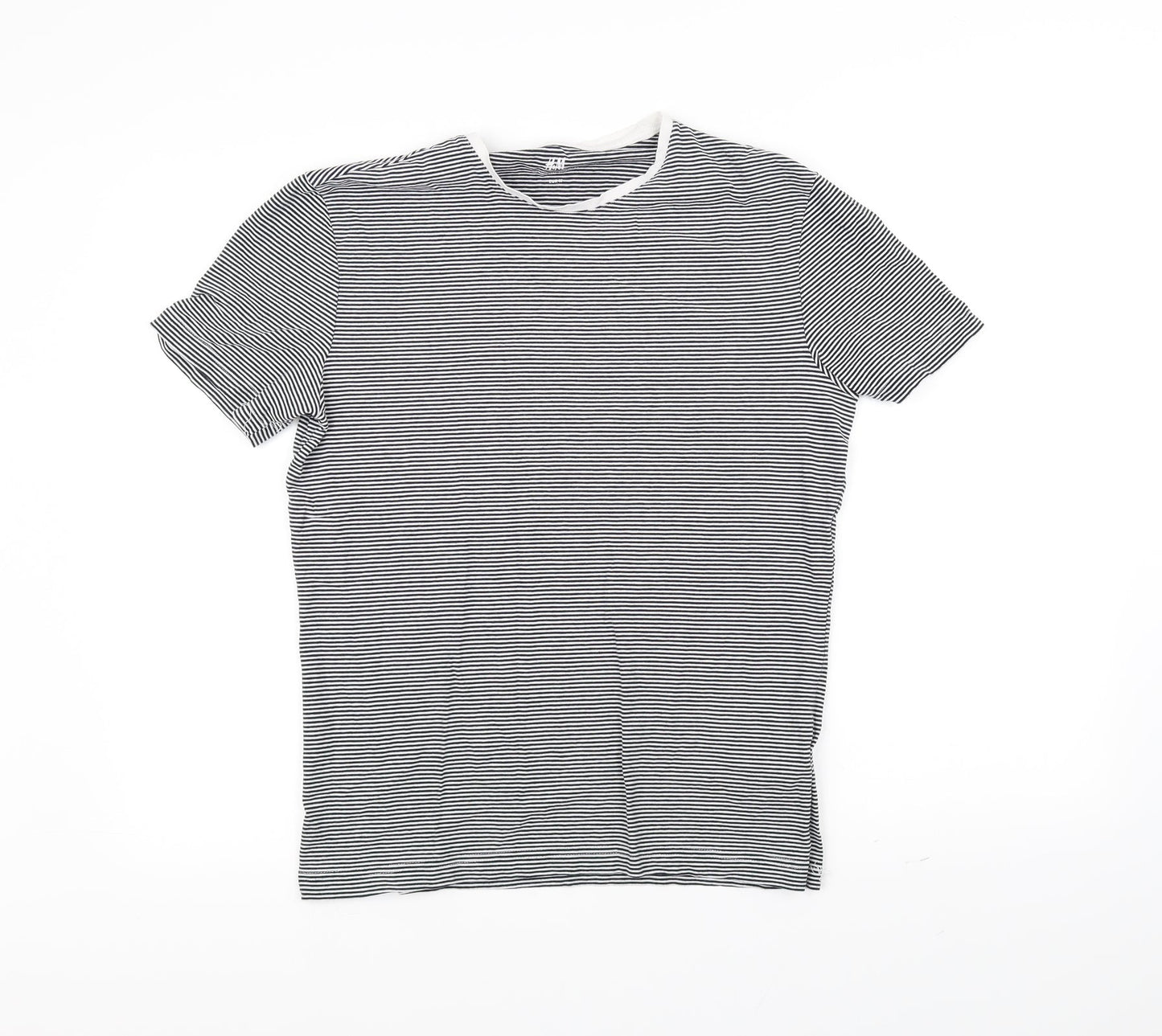 Womens UK Size M H&M Black Basic T-Shirt