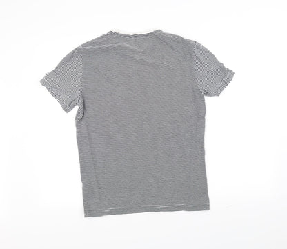 Womens UK Size M H&M Black Basic T-Shirt