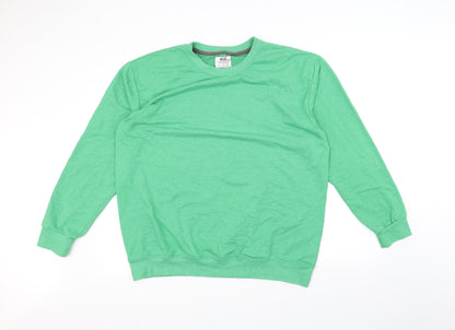 Anvil Womens Green   Pullover Jumper Size XL