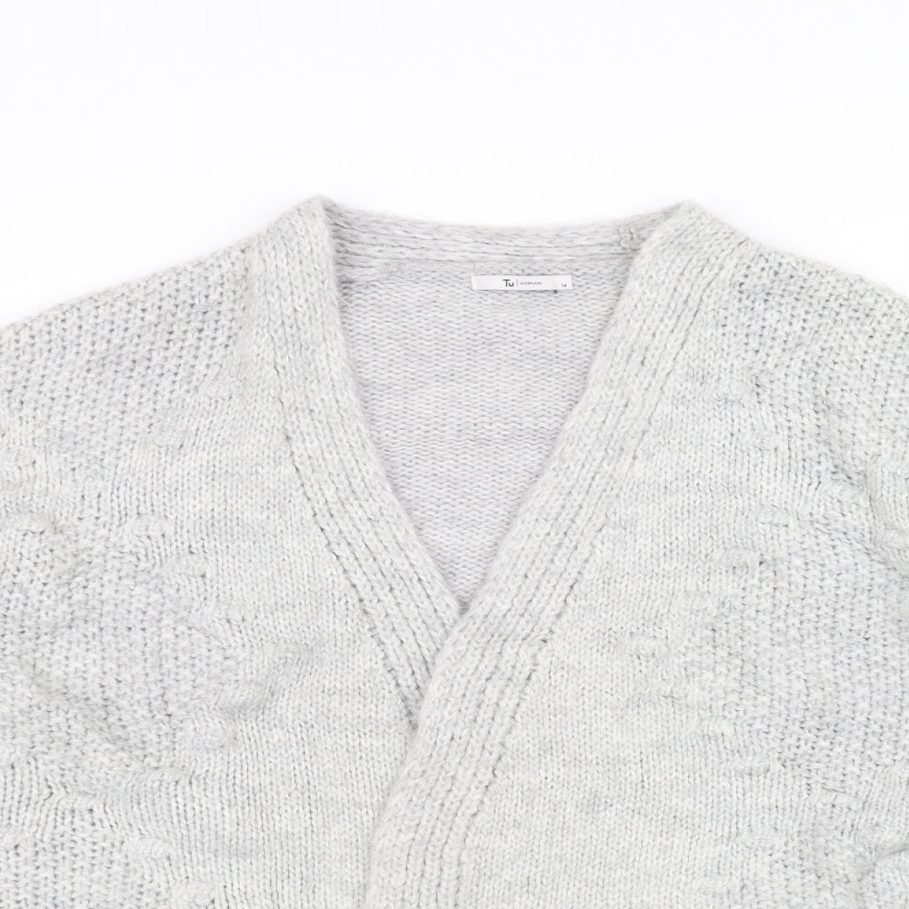 TU Womens Red   Jacket Coatigan Size 14