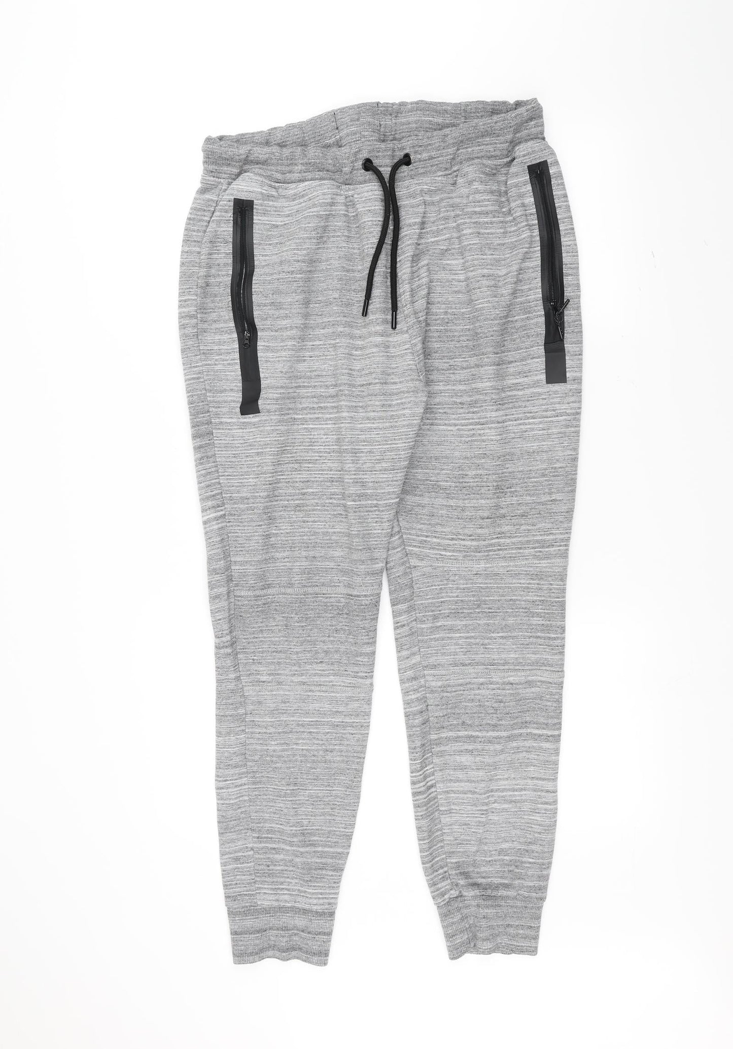 Womens UK Size XL Preworn Regular Fit Sweatpants Grey Trousers