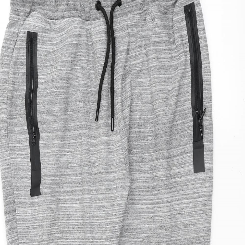 Womens UK Size XL Preworn Regular Fit Sweatpants Grey Trousers