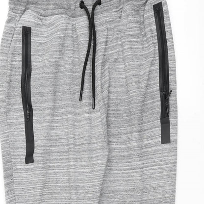 Womens UK Size XL Preworn Regular Fit Sweatpants Grey Trousers