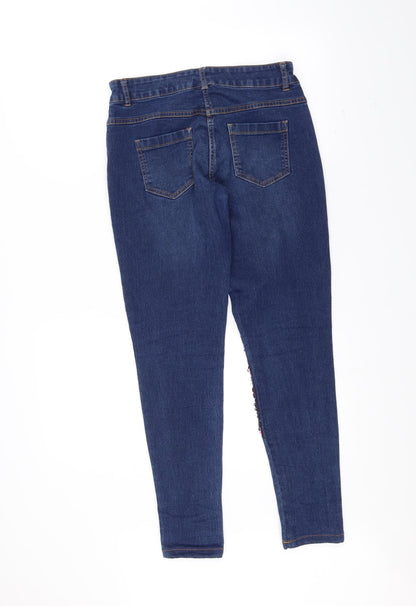 F&F Girls Blue   Skinny Jeans Size 13-14 Years
