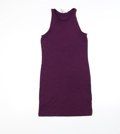 H&M Womens Purple   Pencil Dress  Size S