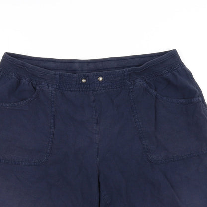 Miller Womens Blue   Sweat Shorts Size 14