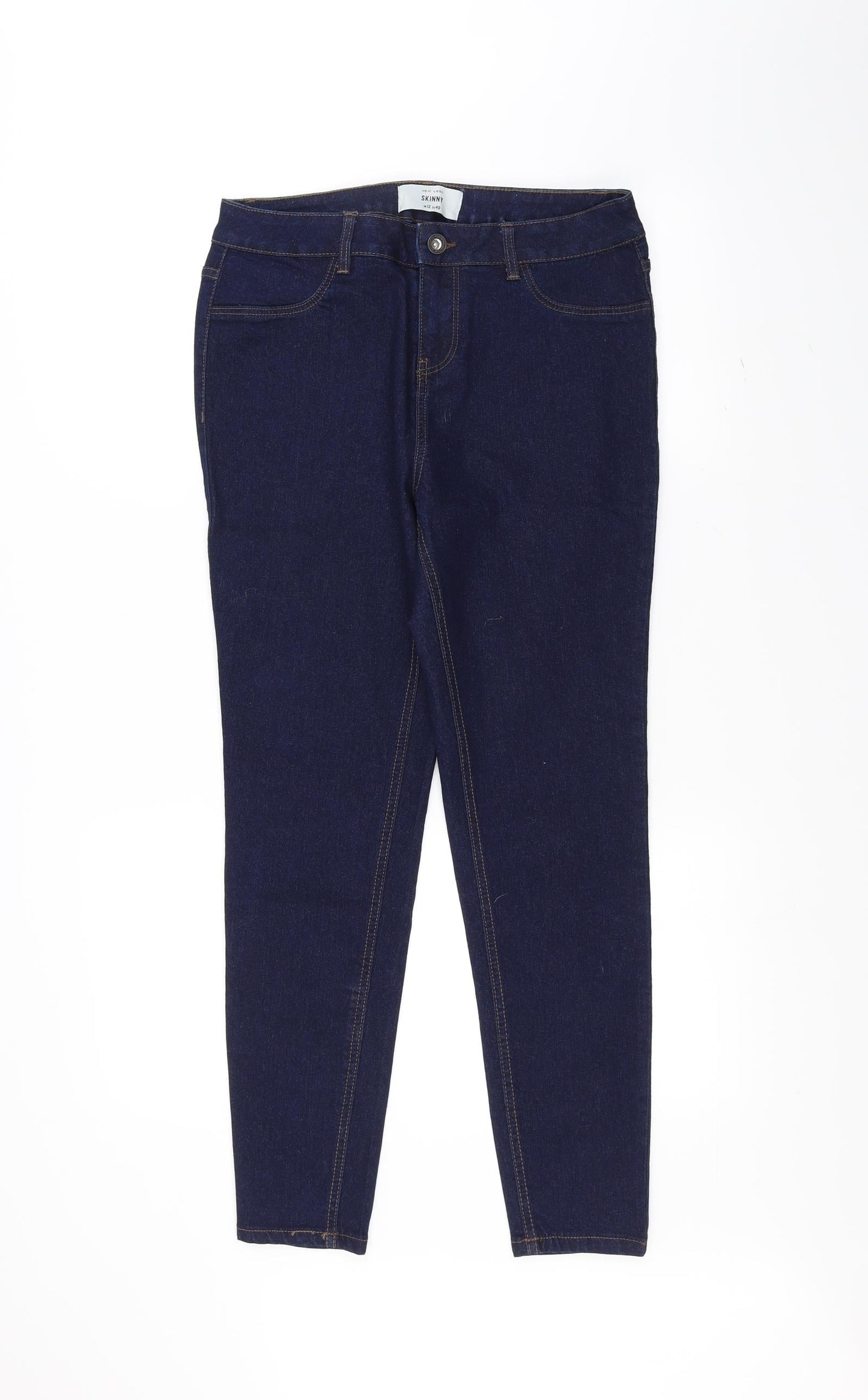 New Look Womens Blue   Skinny Jeans Size 12 L26 in