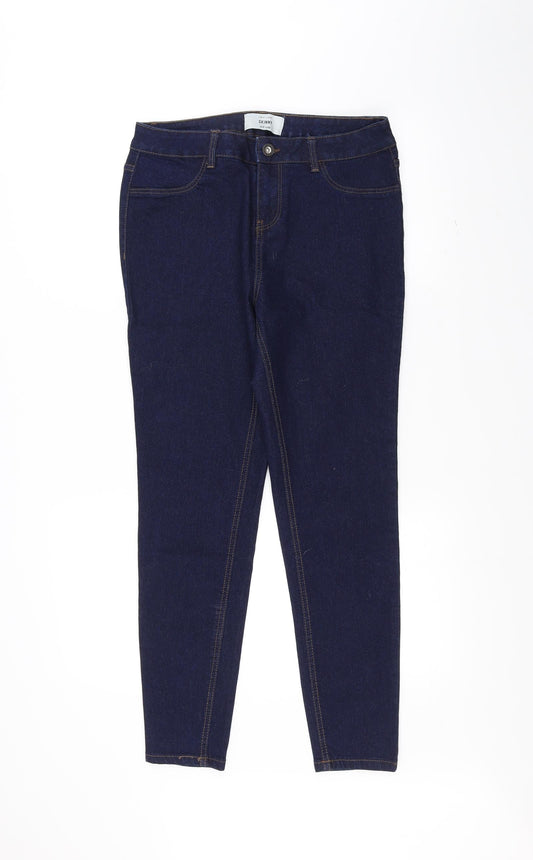 New Look Womens Blue   Skinny Jeans Size 12 L26 in