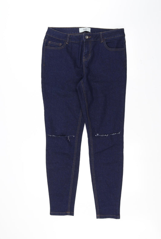 New Look Womens Blue   Skinny Jeans Size 12 L27 in