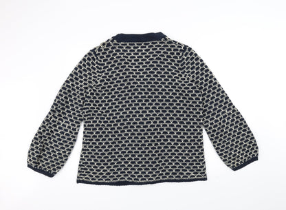 George Womens Blue  Knit Jacket Coatigan Size 18