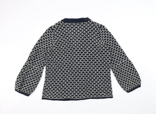 George Womens Blue  Knit Jacket Coatigan Size 18