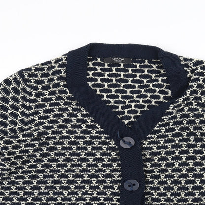 George Womens Blue  Knit Jacket Coatigan Size 18