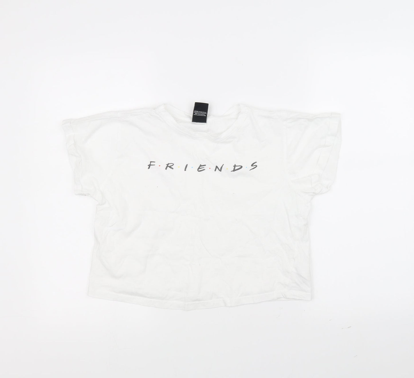915 Womens White   Basic T-Shirt Size S