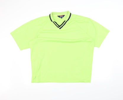 Mens UK Size M Athletic Sports Polyester Polo Shirt