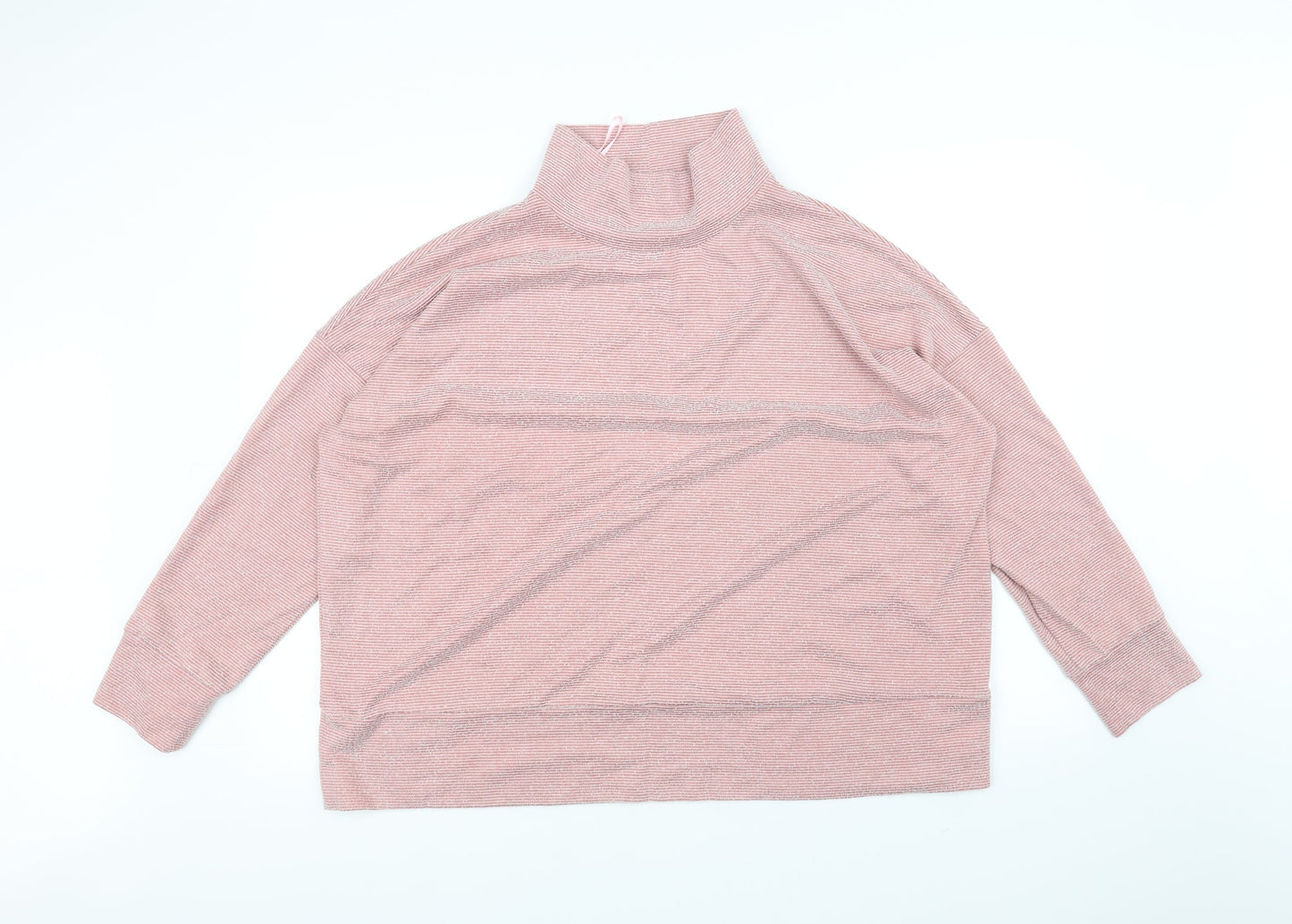 M&Co Womens Pink   Pullover Jumper Size 20