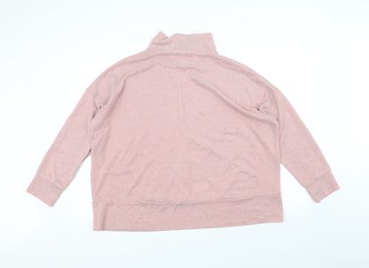 M&Co Womens Pink   Pullover Jumper Size 20