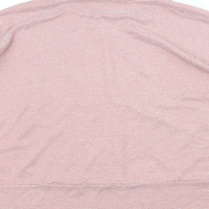M&Co Womens Pink   Pullover Jumper Size 20