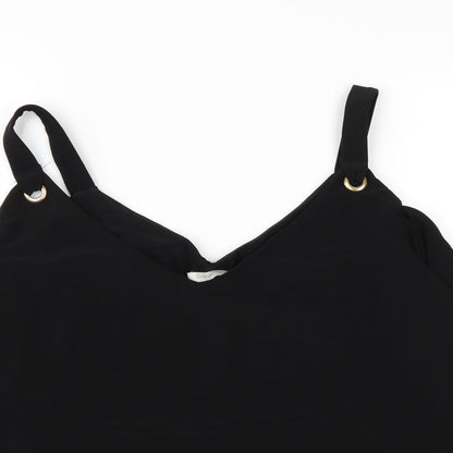George Womens Black   Basic Blouse Size 16