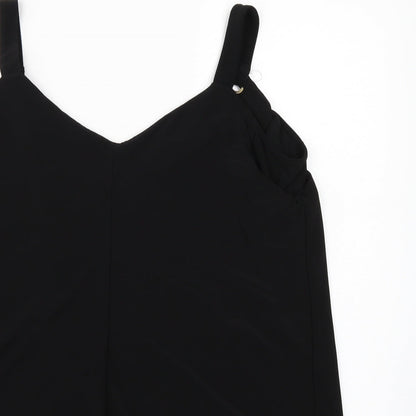 George Womens Black   Basic Blouse Size 16