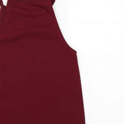 Womens UK Size 8 New Look Red Basic Tank