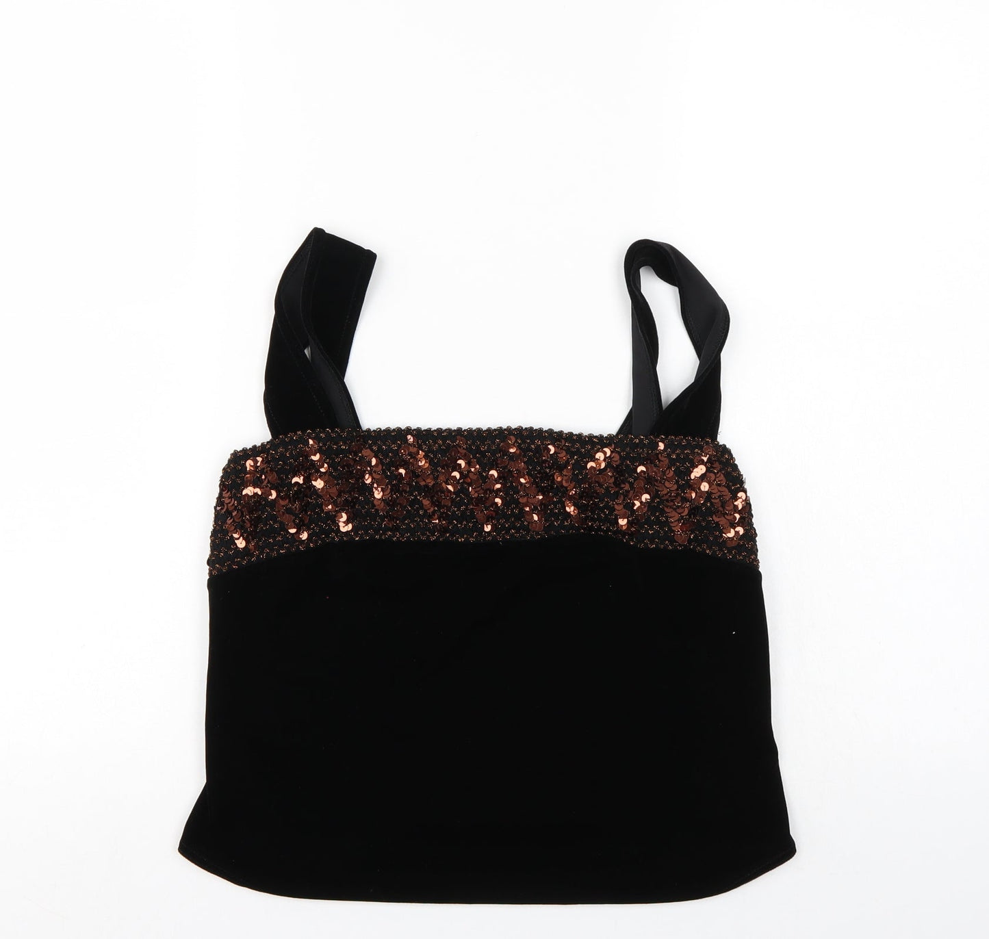 George Womens Black   Basic Blouse Size 14