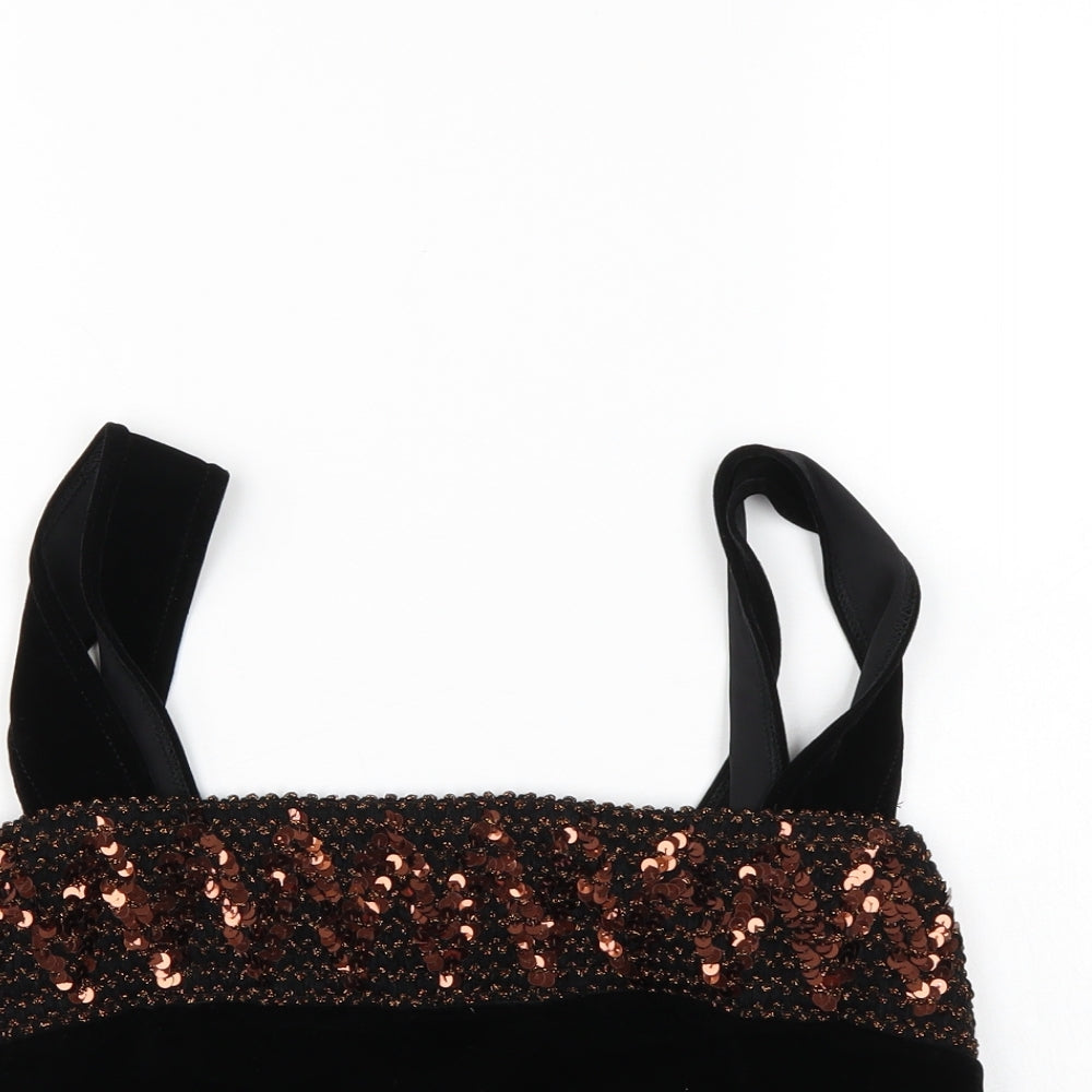 George Womens Black   Basic Blouse Size 14